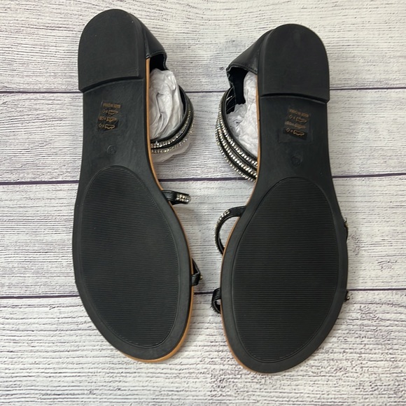 Size 11 Rhinestone Sandals - Picture 2 of 2